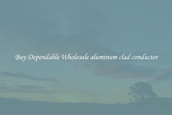 Buy Dependable Wholesale aluminum clad conductor