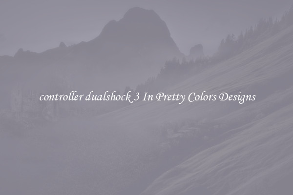 controller dualshock 3 In Pretty Colors Designs
