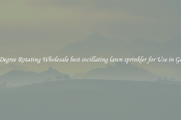360 Degree Rotating Wholesale best oscillating lawn sprinkler for Use in Garden
