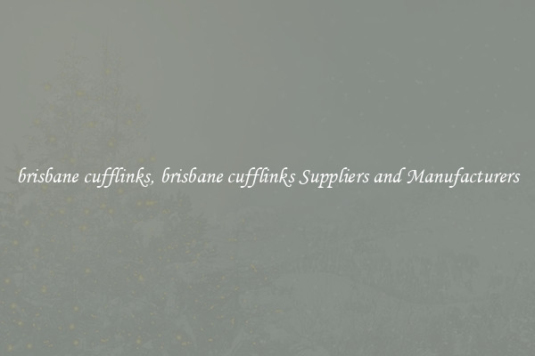 brisbane cufflinks, brisbane cufflinks Suppliers and Manufacturers